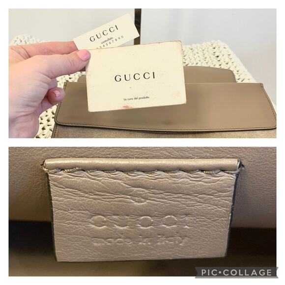 Gucci Medium Suede Dionysus Crossbody Shoulder Bag Double Flap Taupe Neutral - Picture 16 of 16